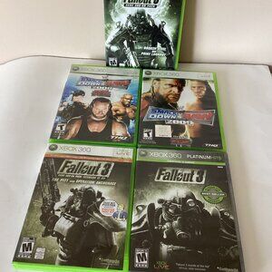 Xbox 360 Video Games Smack Down / Raw 2009 / 2008 / Fallout 3